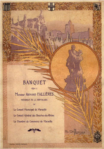 Banquet offert à Armand Fallières le dimanche 16 septembre 1906