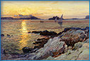 Coucher de soleil sur les îles du Frioul
