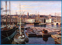 Premiers rayons de soleil sur le Vieux-Port