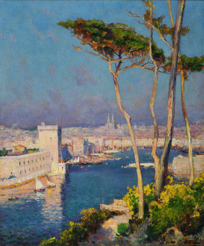Entrée du Vieux-Port, vue du Pharo