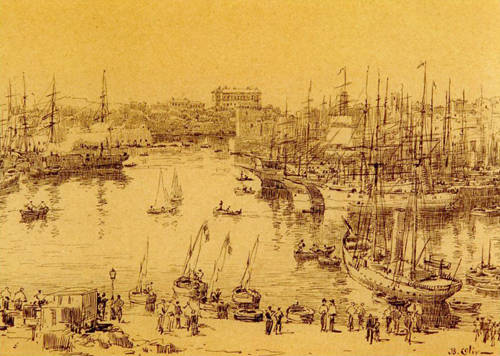 Le Vieux-Port vu du quai des Belges